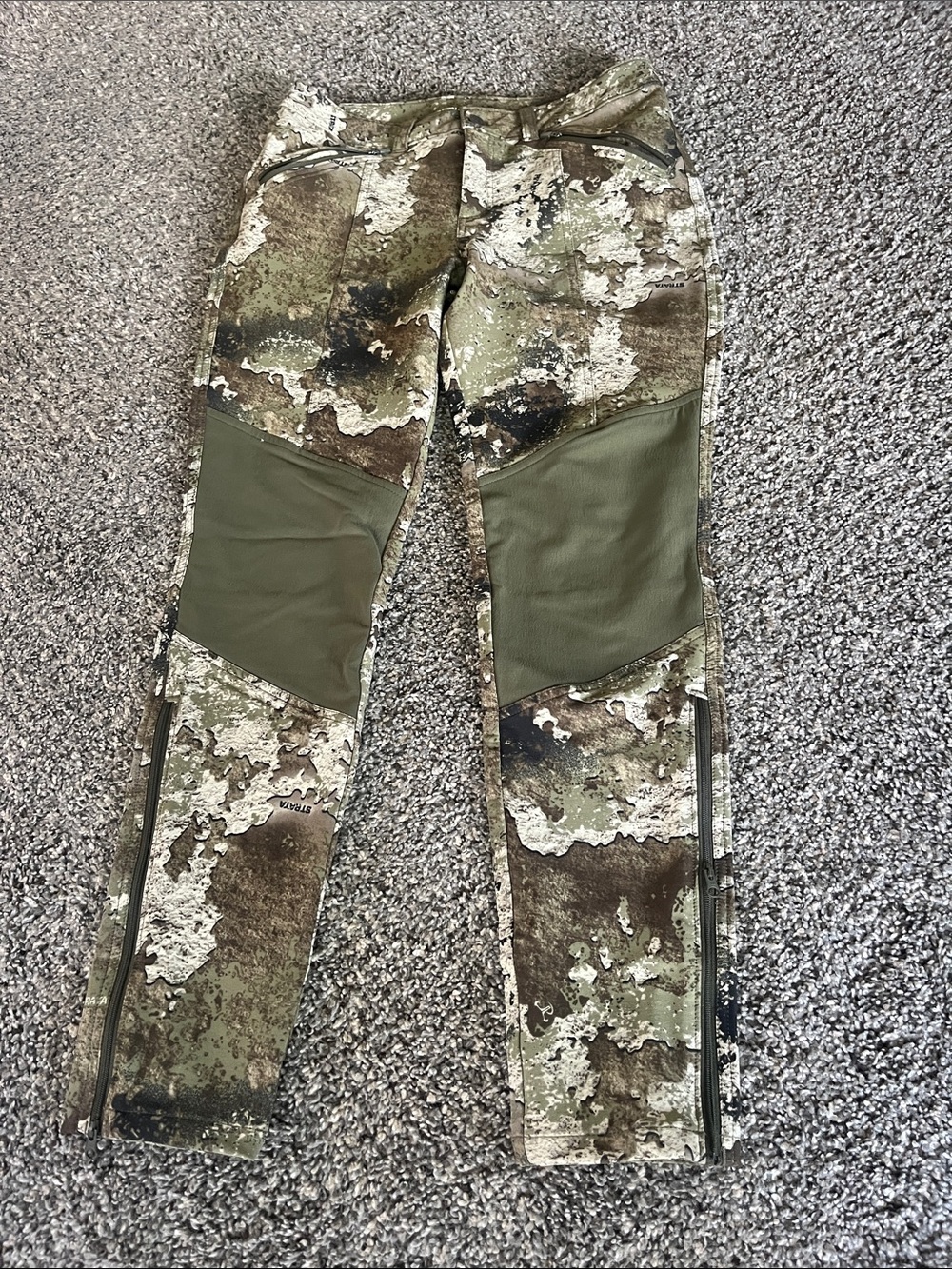 SHE Outdoor TrueTimber Strata Pants Women's Green Camouflage Stretch size 8